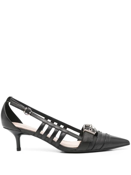 Кожаные туфли-лодочки PINKO 55 мм black
