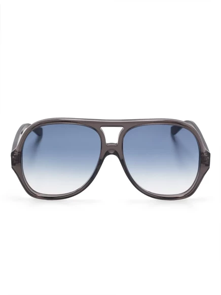 Солнцезащитные очки в пилотной оправе Chloé Eyewear black