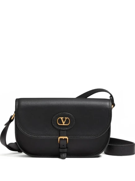 Мужской мессенджер Valentino Garavani Antibes из кожи, черный
