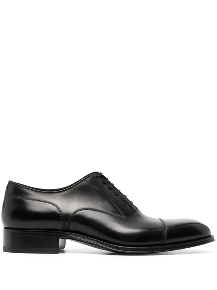 Мужские оксфорды Tom Ford Gianni из кожи, черные