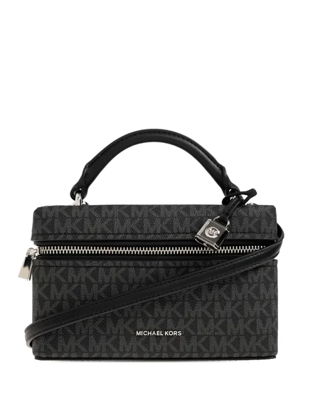 Майкл Майкл Корс для XS логотип, узор Яна Crossbody сумка black