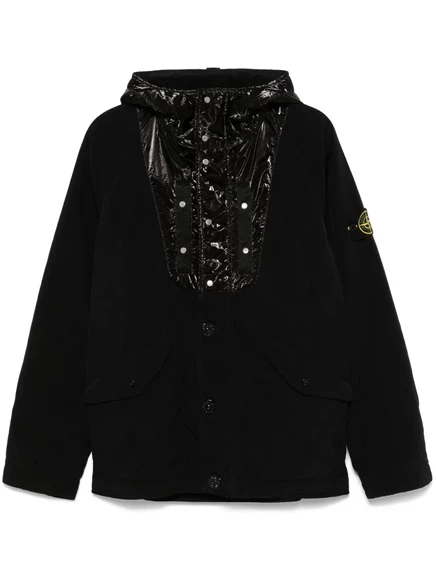 Куртка-панама из ткани Stone Island black