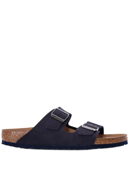 Мужские сандалии Birkenstock Arizona веганские с пряжкой, индиго