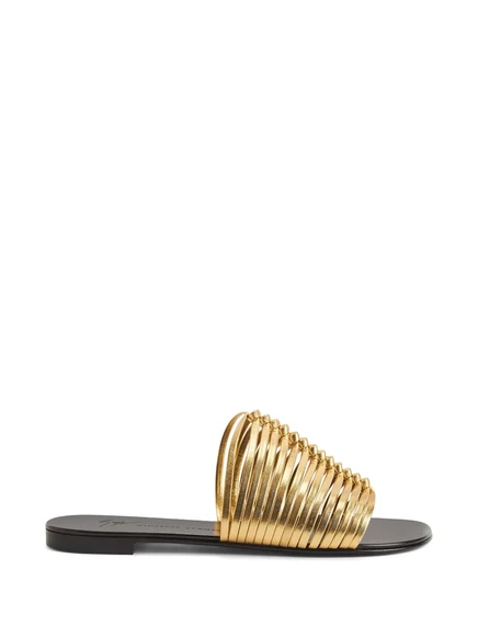 Сандалии на плоской подошве от Giuseppe Zanotti Jane