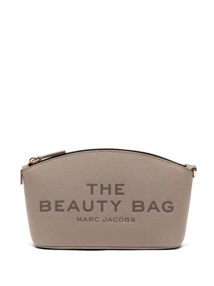 Женская кожаная косметичка Marc Jacobs The Beauty Bag, серая