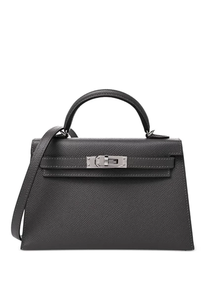 Сумка Hermès Mini Kelly Sellier 20, серая