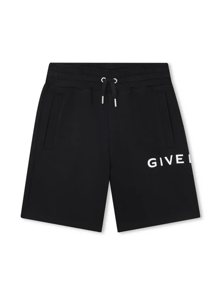 Шорты для мальчиков Givenchy с логотипом, черные