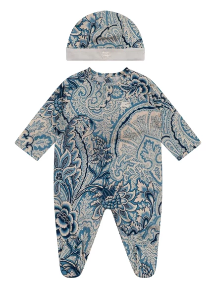 Мальчиковый набор боди и шапочка ETRO KIDS, синий