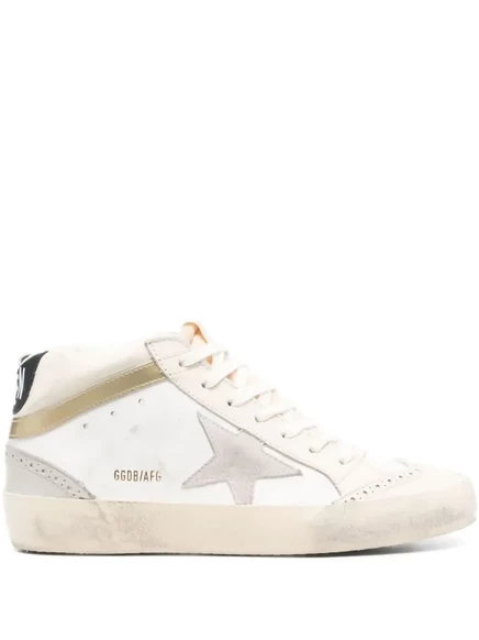 Женские высокие кеды Golden Goose Mid Star, белые
