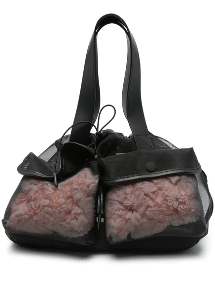 Женская сумка-тоут Simone Rocha сетчатая, черная