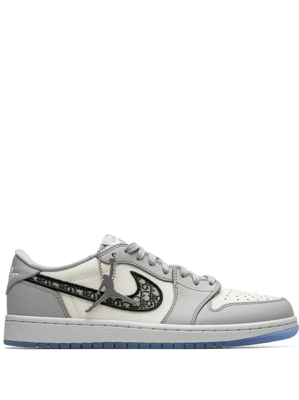 Унисекс кроссовки Jordan x Dior Air Jordan 1 Low, серые