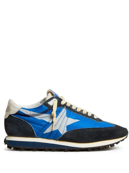 Кроссовки на шнуровке с принтом в виде звезды Golden Goose blue