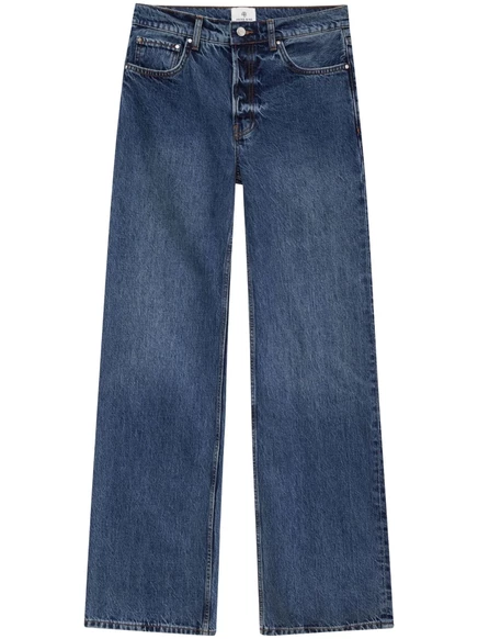 Широкие джинсы ANINE BING Hugh blue