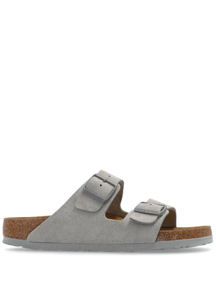 Мужские сандалии Birkenstock Arizona замшевые, серые
