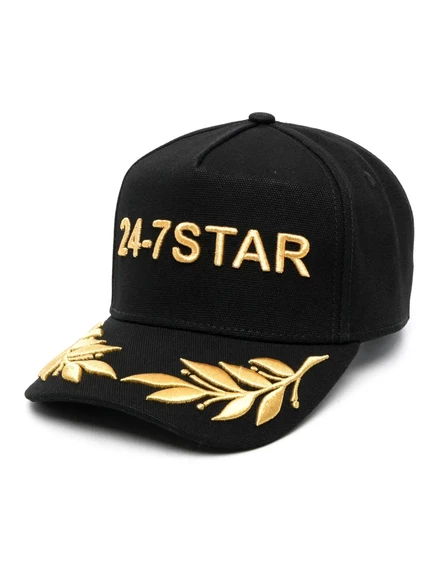 Мужская хлопковая кепка DSquared2 24-7 Star, черная