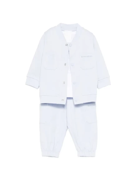 Детский комплект Givenchy Kids с принтом мишки, белый