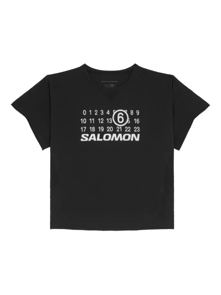 Мужская футболка MM6 Maison Margiela x Salomon, черная