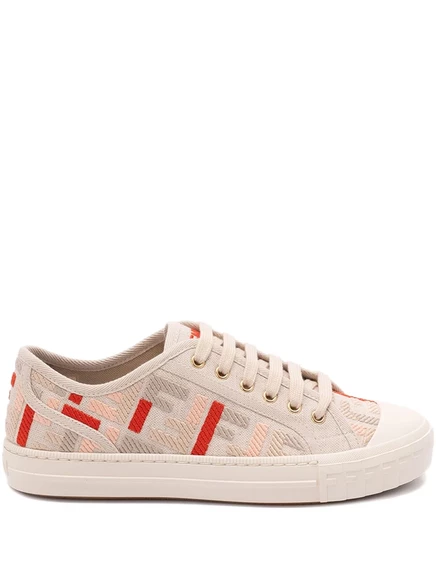 Кроссовки FENDI Domino neutrals