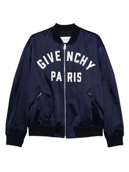 Куртка-бомбер с логотипом Givenchy blue