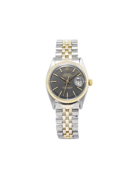 Часы Rolex Datejust 36 мм, 18K желтое золото, серый циферблат