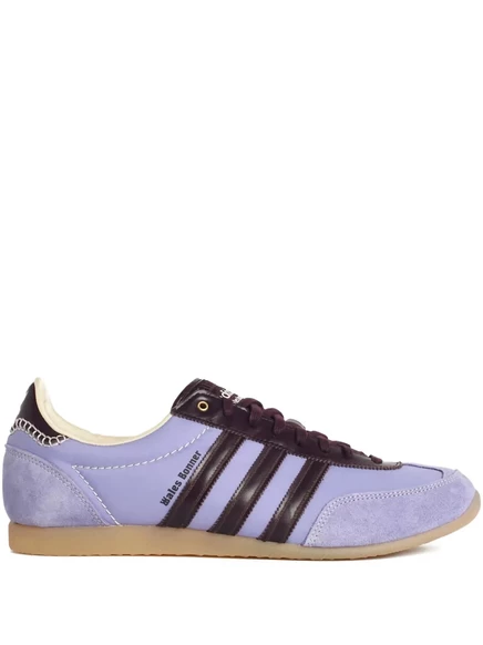 Унисекс кроссовки Adidas x Wales Bonner замшевые, лиловые