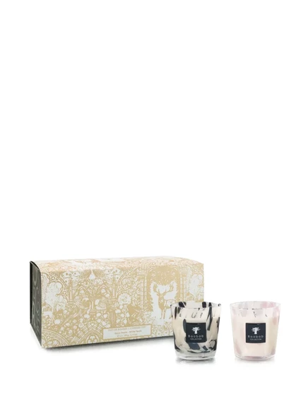 Свечи Baobab Collection Pearls Duo, набор 2 шт., фиолетовые