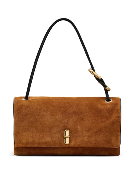 Средняя замшевая сумка Marc Jacobs через плечо brown