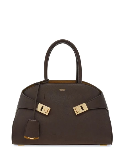 Сумка для объятий среднего размера от Ferragamo brown