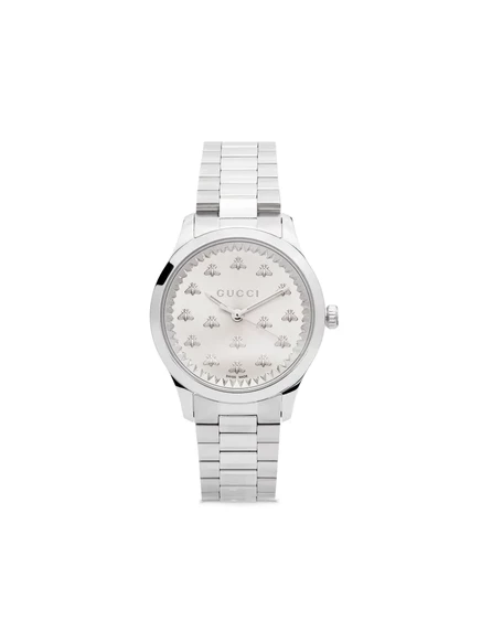 Женские часы Gucci G-Timeless 32 мм, серебристые