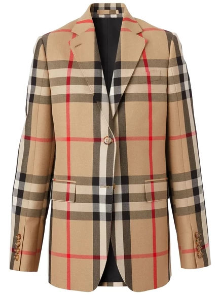 Женский жакет Burberry, шерстяной, бежевый