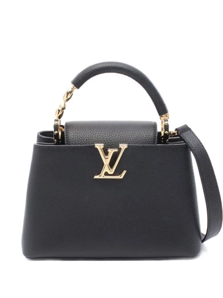 Маленькая сумка-тоут Capucines BB, бывшая в употреблении у Louis Vuitton в 2021 году  black