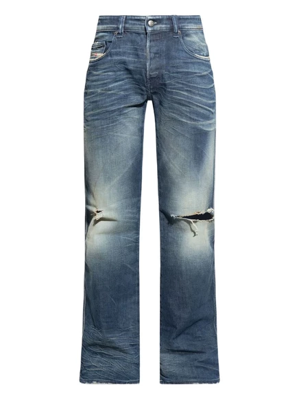 Мужские джинсы Diesel 1998 D‑Buck прямого кроя, синие