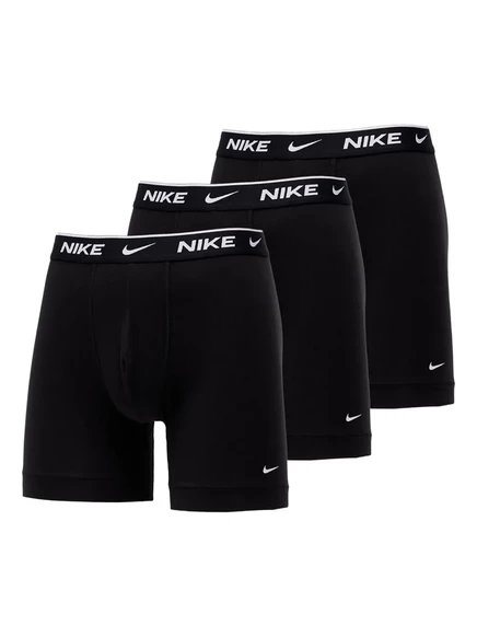 Мужские трусы-боксеры Nike Dri-FIT 3 шт. с логотипом, черные