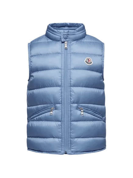 Детский жилет Moncler Enfant стеганый, синий