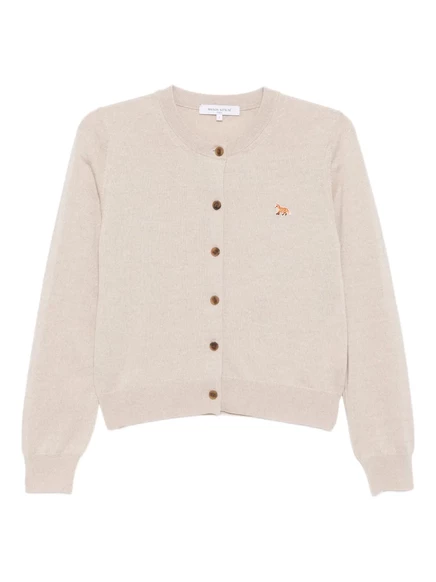 Женский кардиган Maison Kitsuné Baby Fox, бежевый