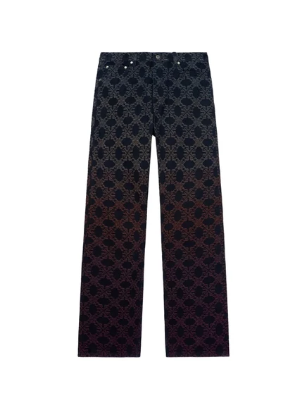 Мужские джинсы Off-White Arrow Monogram, синие