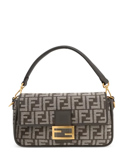 Бывшая в употреблении сумка-тоут Fendi 2020-х годов в багете grey