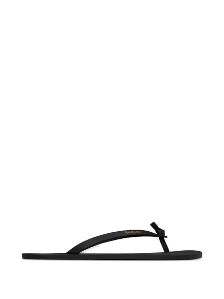 Мужские вьетнамки Saint Laurent, черные