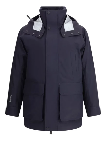 Куртка с капюшоном и карманом Moncler Grenoble Konza blue