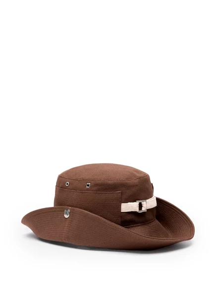 Мужская панама Jacquemus Le Bob De-Nimes, шоколадная