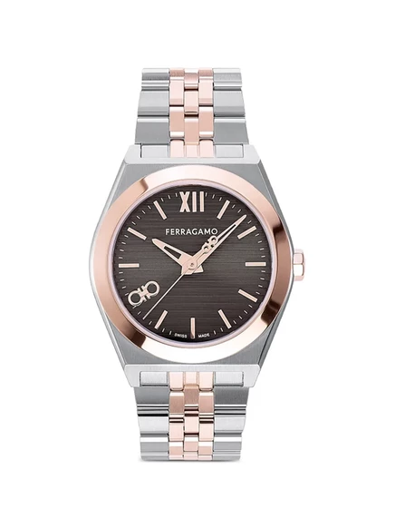 Мужские часы Ferragamo Vega 40 мм кварц, графитовый