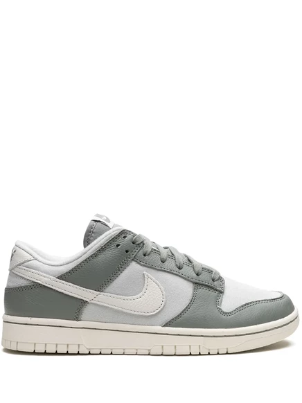 Унисекс кроссовки Nike Dunk Low Retro PRM, бело-зеленые