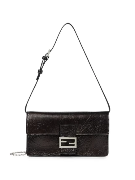 Женский кошелек Fendi Tuve на цепочке, черный