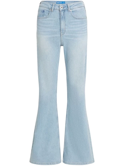 Женские джинсы-клеш Karl Lagerfeld Jeans High-Rise, голубые