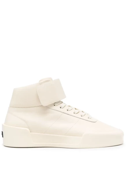 Мужские кроссовки Fear of God Aerobic High кожаные, бежевые