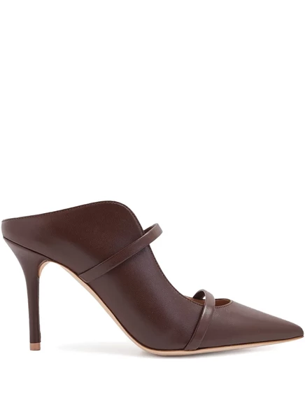 Женские мюли MALONE SOULIERS Maureen 85 мм, коричневые