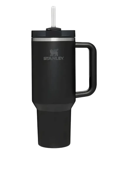 Термостакан Stanley Handle Quencher 1,18 л с ручкой и крышкой‑трубочкой, серый