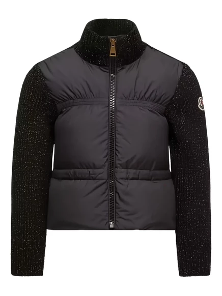Детская утепленная куртка Moncler Enfant, черная