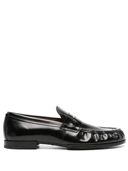 Мужские кожаные пенни-лоферы Tod's, черные