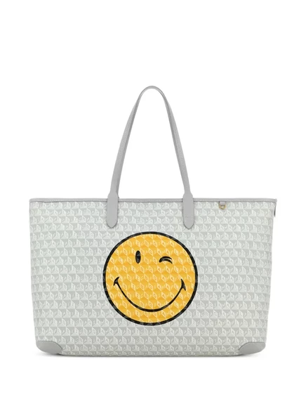 Женская сумка-тоут Anya Hindmarch с принтом, белая